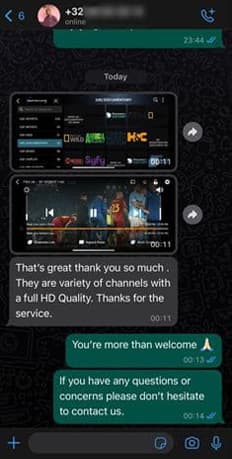 Customer review information